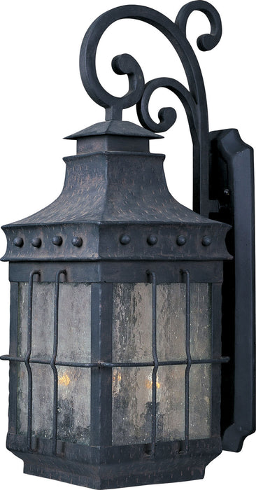 Maxim - 30085CDCF - Four Light Outdoor Wall Lantern - Nantucket - Country Forge