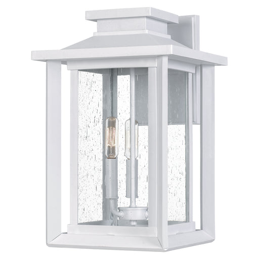 Quoizel - WKF8411W - Three Light Outdoor Wall Mount - Wakefield - White Lustre