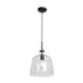 Access - 50938LEDDLP-BL/CLR - LED Pendant - Simplicite - Black
