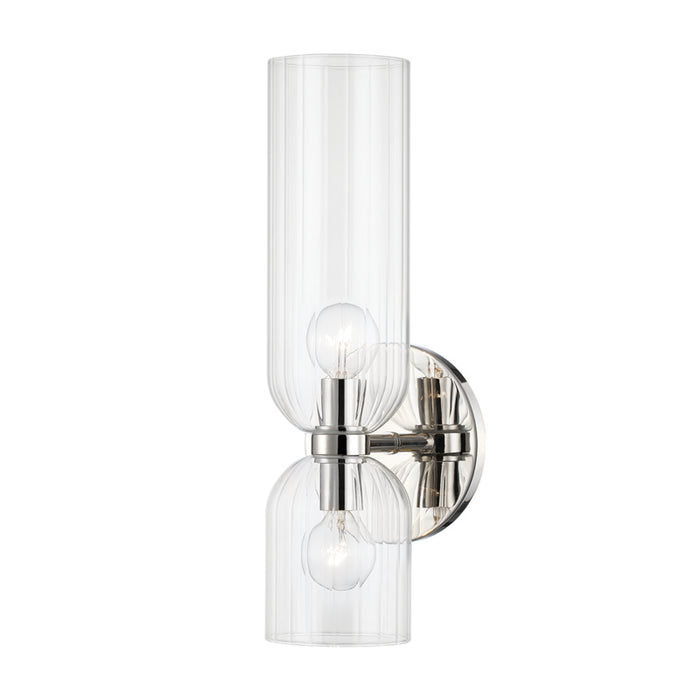 Hudson Valley - 4122-PN - Two Light Wall Sconce - Sayville - Polished Nickel