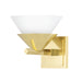 Hudson Valley - 6401-AGB - One Light Wall Sconce - Stillwell - Aged Brass