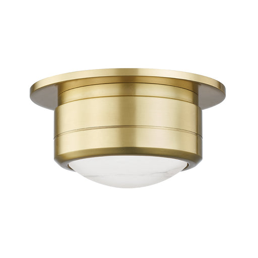 Hudson Valley - 8007-AGB - LED Flush Mount - Greenport - Aged Brass