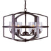 Forte - 2718-06-32 - Six Light Foyer Pendant - Hyde - Antique Bronze