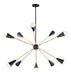 Maxim - 11268BKSBR/BUL - LED Pendant - Lovell - Black / Satin Brass