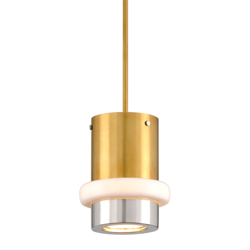 Corbett Lighting - 300-41 - One Light Pendant - Beckenham - Vintage Polished Brass And Nickel