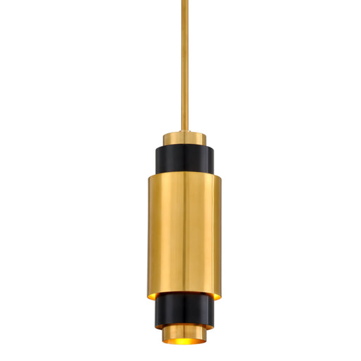 Corbett Lighting - 303-41 - One Light Pendant - Sidcup - Vintage Brass Bronze Accents