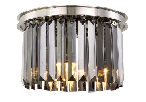 Elegant Lighting - 1238F16PN-SS/RC - Three Light Flush Mount - Sydney - Polished Nickel