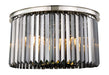 Elegant Lighting - 1238F26PN-SS/RC - Eight Light Flush Mount - Sydney - Polished Nickel