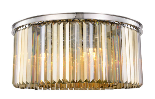 Elegant Lighting - 1238F31PN-GT/RC - Eight Light Flush Mount - Sydney - Polished Nickel