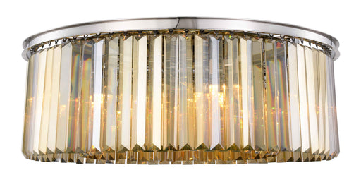 Elegant Lighting - 1238F43PN-GT/RC - Ten Light Flush Mount - Sydney - Polished Nickel