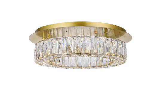 Elegant Lighting - 3503F18G - LED Flush Mount - Monroe - Gold