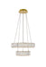 Elegant Lighting - 3503G18G - LED Pendant - Monroe - Gold