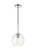 Elegant Lighting - LD2206C - One Light Pendant - Baxter - Chrome And Clear
