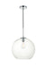 Elegant Lighting - LD2216C - One Light Pendant - Baxter - Chrome And Clear
