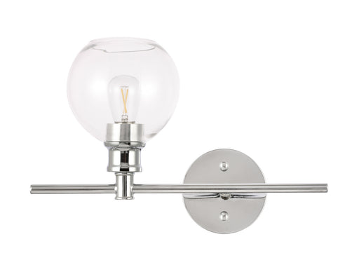 Elegant Lighting - LD2302C - One Light Wall Sconce - Collier - Chrome And Clear Glass
