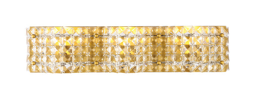 Elegant Lighting - LD7016BR - Three Light Wall Sconce - Ollie - Brass And Clear Crystals