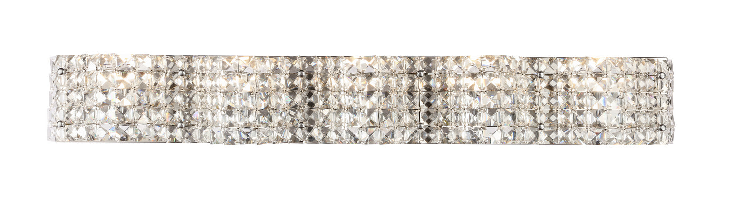 Elegant Lighting - LD7019C - Five Light Wall Sconce - Ollie - Chrome And Clear Crystals