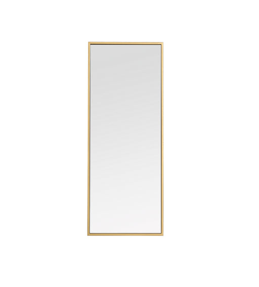 Elegant Lighting - MR41436BR - Mirror - Monet - Brass