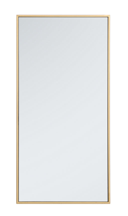Elegant Lighting - MR41836BR - Mirror - Monet - Brass