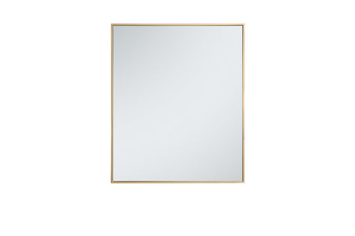 Elegant Lighting - MR43036BR - Mirror - Monet - Brass