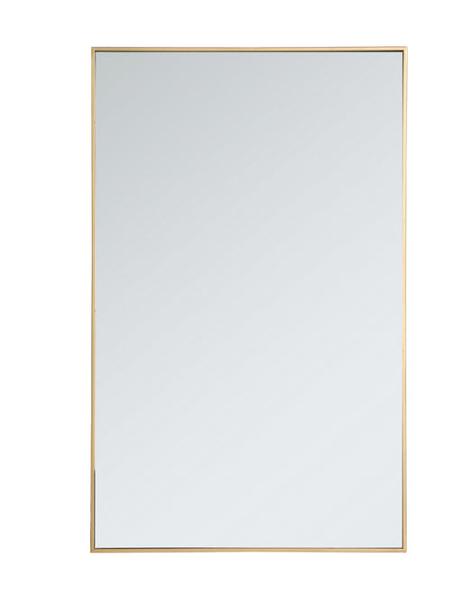 Elegant Lighting - MR43048BR - Mirror - Monet - Brass