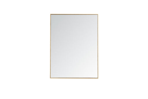 Elegant Lighting - MR43648BR - Mirror - Monet - Brass