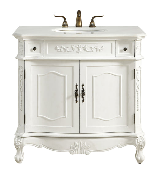 Elegant Lighting - VF10636AW - Single Bathroom Vanity Set - Danville - Antique White