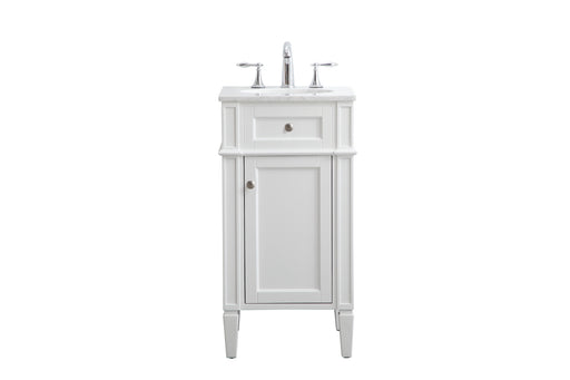 Elegant Lighting - VF12518WH - Single Bathroom Vanity Set - Park Avenue - White