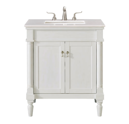 Elegant Lighting - VF13030AW - Single Bathroom Vanity Set - Lexington - Antique White