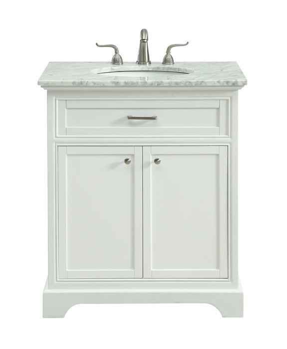 Elegant Lighting - VF15030WH - Single Bathroom Vanity Set - Americana - White