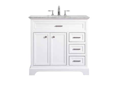 Elegant Lighting - VF15036WH - Single Bathroom Vanity Set - Americana - White