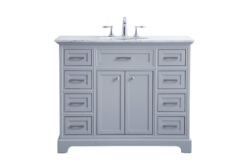 Elegant Lighting - VF15042GR - Single Bathroom Vanity Set - Americana - Light Grey