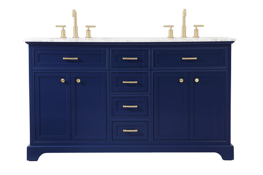 Elegant Lighting - VF15060DBL - Bathroom Vanity Set - Americana - Blue