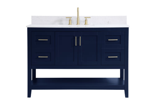 Elegant Lighting - VF16048BL-BS - Bathroom Vanity Set - Aubrey - Blue