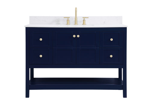Elegant Lighting - VF16448BL-BS - Bathroom Vanity Set - Theo - Blue