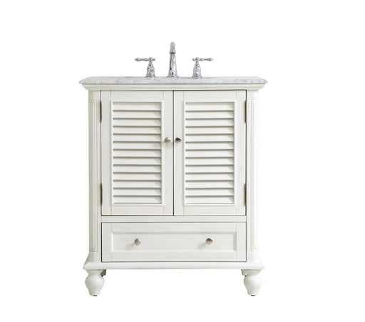 Elegant Lighting - VF30530AW - Single Bathroom Vanity - Rhodes - Antique White