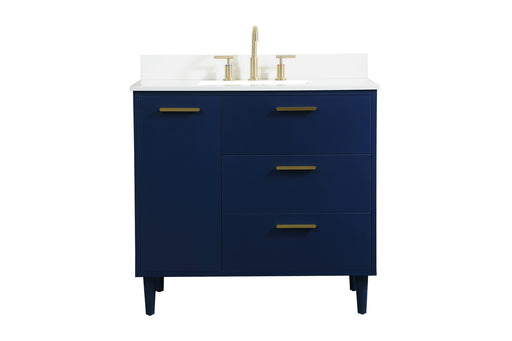 Elegant Lighting - VF47036MBL-BS - Vanity Sink Set - Baldwin - Blue