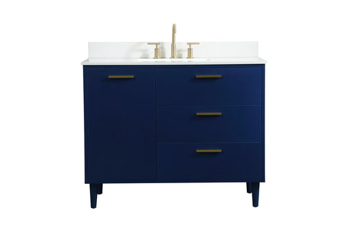 Elegant Lighting - VF47042MBL-BS - Vanity Sink Set - Baldwin - Blue