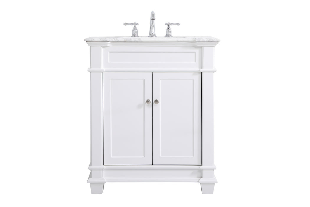 Elegant Lighting - VF50030WH - Bathroom Vanity Set - Wesley - White