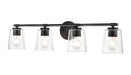 Millennium - 8114-MB - Four Light Vanity - Matte Black