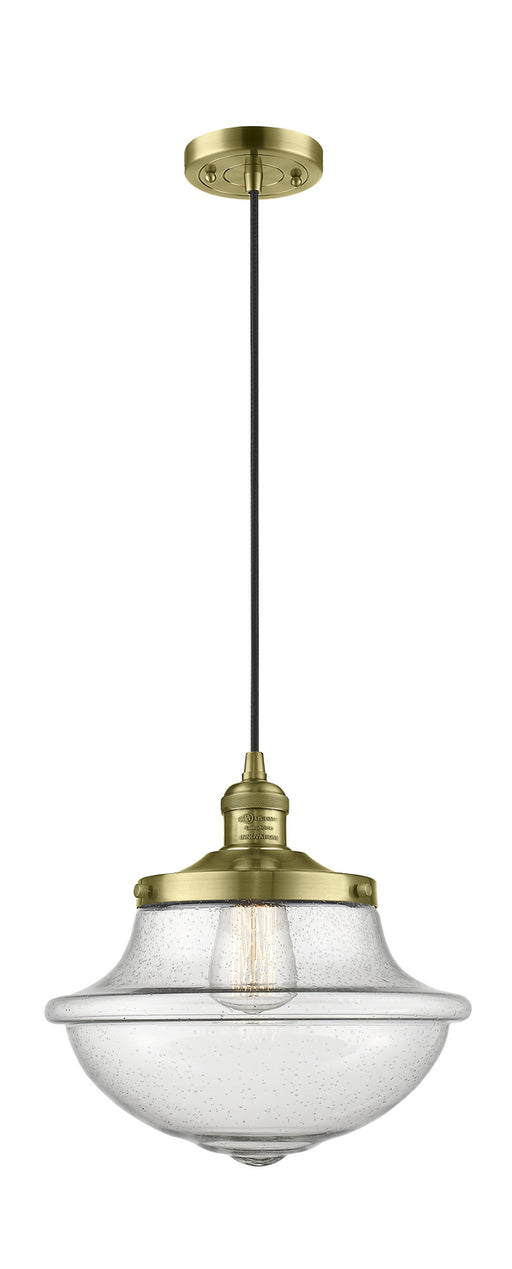 Innovations - 201C-AB-G544 - One Light Mini Pendant - Franklin Restoration - Antique Brass