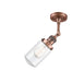 Innovations - 201F-AC-G312-LED - LED Semi-Flush Mount - Franklin Restoration - Antique Copper