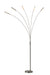 Adesso Home - 2131-22 - LED Arc Lamp - Zodiac - Brushed Steel