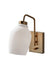 Adesso Home - 3543-21 - Wall Lamp - Clara - Antique Brass