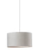 Adesso Home - 4001-02 - One Light Pendant - Harvest - White Textured Fabric
