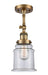 Innovations - 203-BB-G182-LED - LED Wall Sconce - Franklin Restoration - Brushed Brass