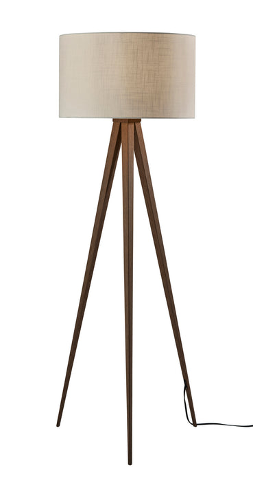 Adesso Home - 6424-15 - Floor Lamp - Director - Rosewood Veneer