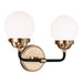 Generation Lighting - 4487902-848 - Two Light Wall / Bath - Cafe - Satin Bronze