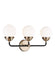 Generation Lighting - 4487903-848 - Three Light Wall / Bath - Cafe - Satin Bronze