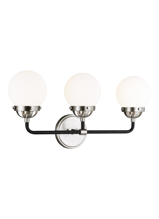 Generation Lighting - 4487903-962 - Three Light Wall / Bath - Cafe - Brushed Nickel